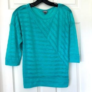 Aqua Lightweight Knit Top